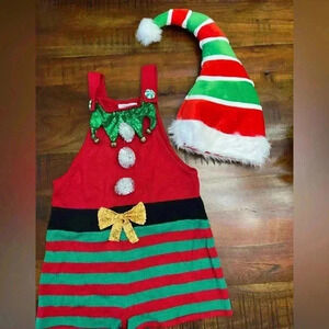 Christmas Jumper and Santa Hat